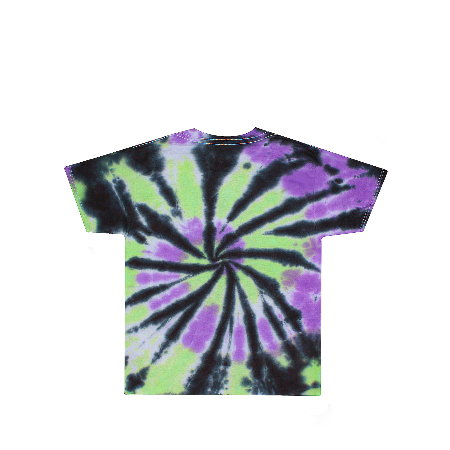 Toddler/Kids Green Purple Wild Style Shirts Back