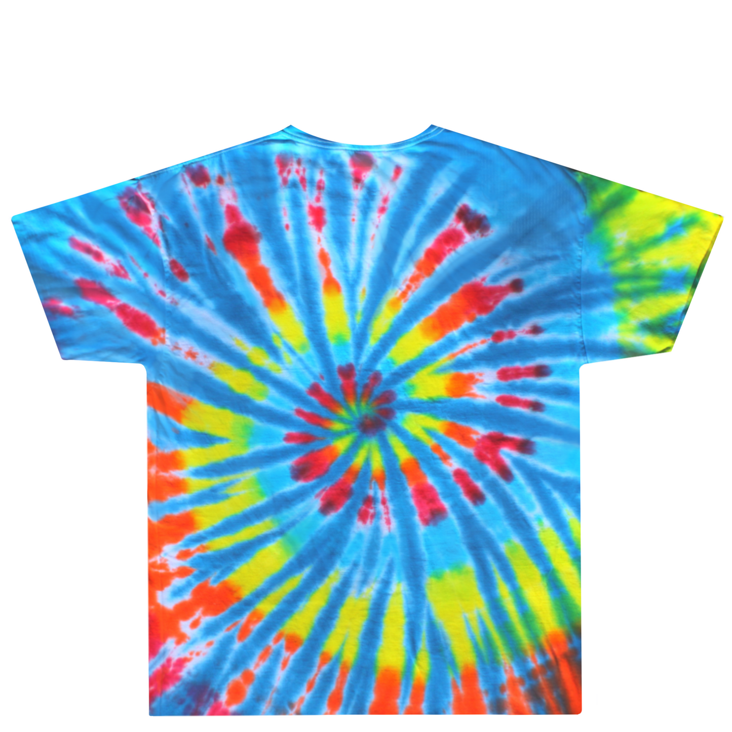 Wild Style Rainbow Tie Dye Shirt Back Size XXL