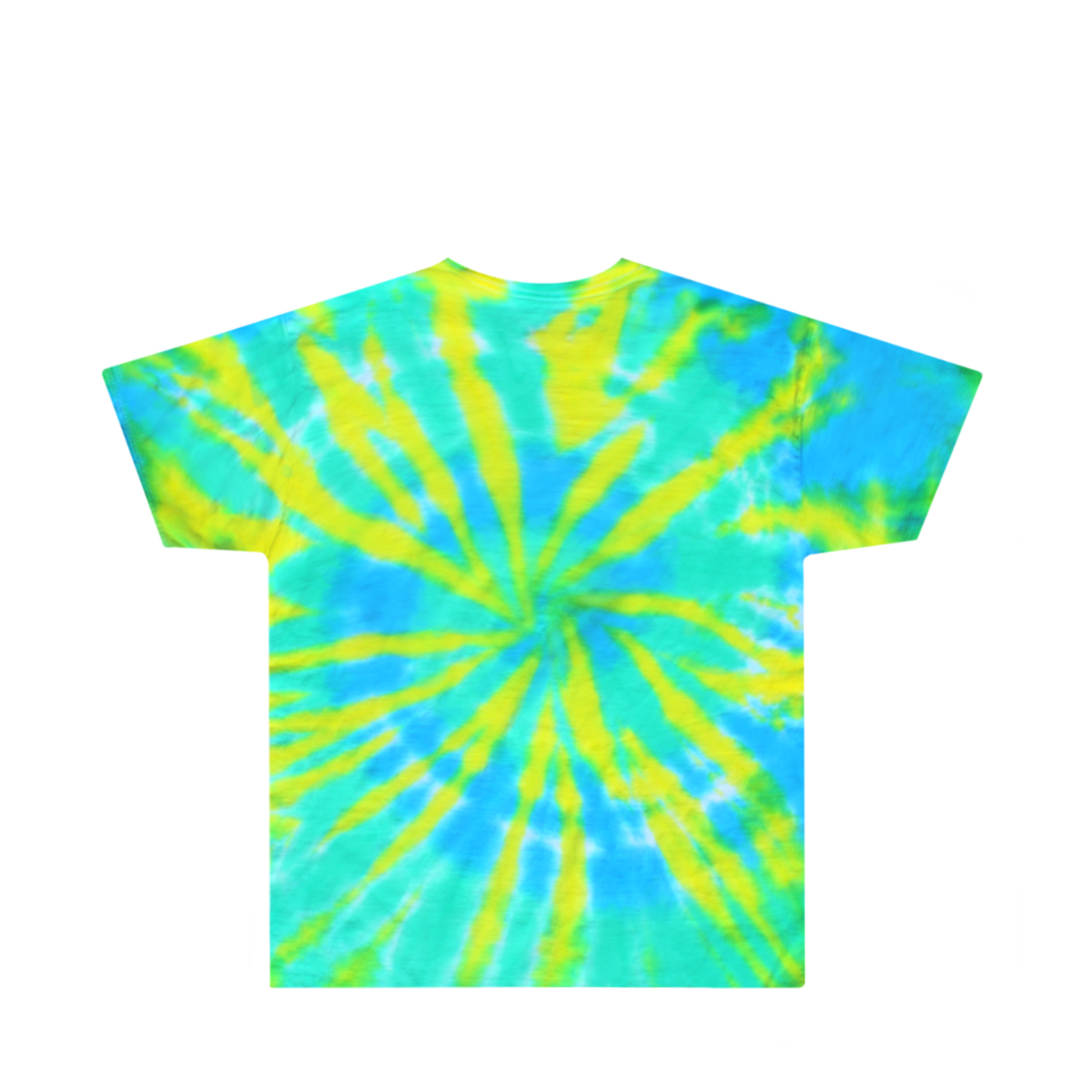 Green yellow hot sale tie dye shirt