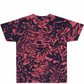 Dark Navy Fire Crinkle Tie Dye Shirt Back Size XL