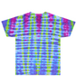 Zig Zag Galaxy Tie Dye Shirt Size Large Back